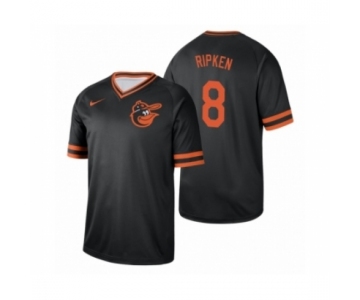 Men's Baltimore Orioles #8 Cal Ripken Jr. Black Cooperstown Collection Legend Jersey