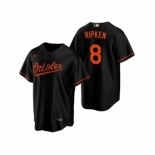 Men's Baltimore Orioles #8 Cal Ripken Jr. Nike Black Replica Alternate Jersey