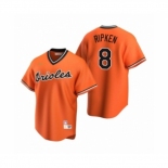 Men's Baltimore Orioles #8 Cal Ripken Jr. Nike Orange Cooperstown Collection Alternate Jersey