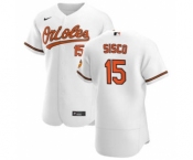 Men's Nike Baltimore Orioles #15 Chance Sisco White Home 2020 Authentic Player Baseball Jersey