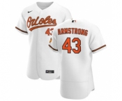 Men's Nike Baltimore Orioles #43 Shawn Armstrong White Home 2020 Authentic Player Baseball Jersey