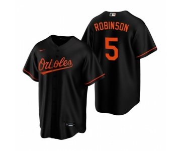 Men's Nike Baltimore Orioles #5 Brooks Robinson Black Alternate Stitched Baseball Jersey