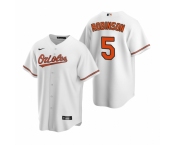 Men's Nike Baltimore Orioles #5 Brooks Robinson White Home Stitched Baseball Jersey