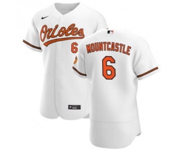 Men's Nike Baltimore Orioles #6 Ryan Mountcastle White Home 2020 Authentic Player Baseball Jersey