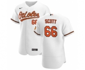 Men's Nike Baltimore Orioles #66 Tanner Scott White Home 2020 Authentic Player Baseball Jersey