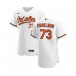 Men's Nike Baltimore Orioles #73 Thomas Eshelman White Home 2020 Authentic Player Baseball Jersey