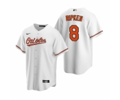 Men's Nike Baltimore Orioles #8 Cal Ripken Jr. White Home Stitched Baseball Jersey