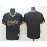 Men's Nike Baltimore Orioles Blank Authentic Black Gold Fashion Baseball Jersey