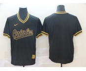 Men's Nike Baltimore Orioles Blank Authentic Black Gold Fashion Baseball Jersey