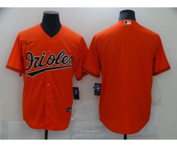 Nike Baltimore Orioles Blank Authentic Orange Alternate Cool Base Baseball Jersey