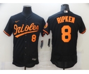 Nike Men's Baltimore Orioles #8 Cal Ripken Black Alternate Flex Base Authentic Collection Baseball Jersey