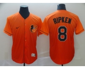 Nike Men's Baltimore Orioles #8 Cal Ripken Orange Home Drift Editio Cool Base Baseball Jersey