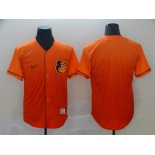 Nike Men's Baltimore Orioles Blank Orange Home Drift Editio Cool Base Baseball Jersey