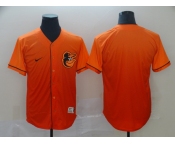 Nike Men's Baltimore Orioles Blank Orange Home Drift Editio Cool Base Baseball Jersey