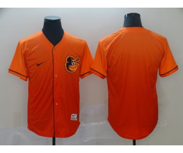 Nike Men's Baltimore Orioles Blank Orange Home Drift Editio Cool Base Baseball Jersey