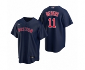 Boston Red Sox #11 Rafael Devers Nike Navy Replica Alternate Jersey