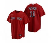 Boston Red Sox #11 Rafael Devers Nike Red Replica Alternate Jersey