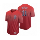 Boston Red Sox #11 Rafael Devers Red Fade Nike Jersey