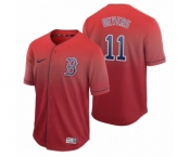 Boston Red Sox #11 Rafael Devers Red Fade Nike Jersey