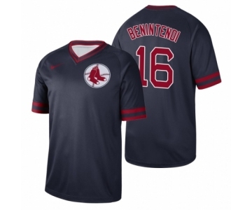 Boston Red Sox #16 Andrew Benintendi Navy Cooperstown Collection Legend Jersey