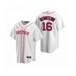 Boston Red Sox #16 Andrew Benintendi Nike White Replica Alternate Jersey