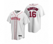 Boston Red Sox #16 Andrew Benintendi Nike White Replica Alternate Jersey