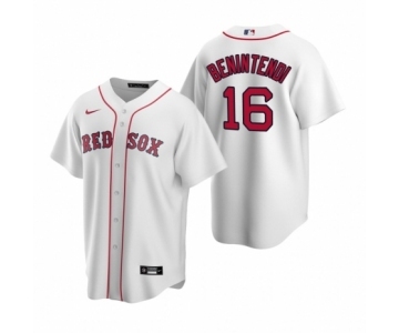 Boston Red Sox #16 Andrew Benintendi Nike White Replica Home Jersey