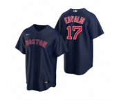 Boston Red Sox #17 Nathan Eovaldi Nike Navy Replica Alternate Jersey