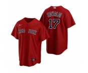 Boston Red Sox #17 Nathan Eovaldi Nike Red Replica Alternate Jersey