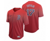 Boston Red Sox #17 Nathan Eovaldi Red Fade Nike Jersey