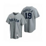 Boston Red Sox #19 Jackie Bradley Jr. Nike Gray Cooperstown Collection Road Jersey