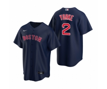 Boston Red Sox #2 Nick Yorke Navy 2020 MLB Draft Replica Alternate Jersey