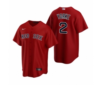 Boston Red Sox #2 Nick Yorke Red 2020 MLB Draft Replica Alternate Jersey