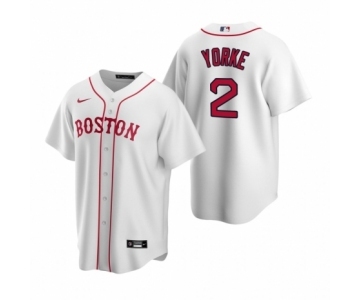 Boston Red Sox #2 Nick Yorke White 2020 MLB Draft Replica Alternate Jersey