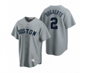 Boston Red Sox #2 Xander Bogaerts Nike Gray Cooperstown Collection Road Jersey