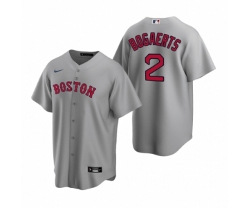 Boston Red Sox #2 Xander Bogaerts Nike Gray Replica Road Jersey