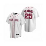 Boston Red Sox #25 Kevin Plawecki Nike White Replica Home Jersey