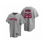 Boston Red Sox #26 Wade Boggs Nike Gray Replica Road Jersey