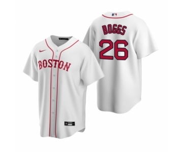 Boston Red Sox #26 Wade Boggs Nike White Replica Alternate Jersey