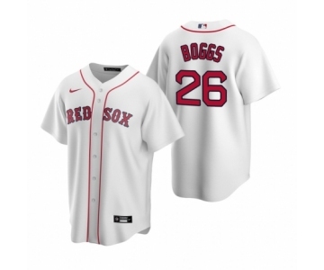 Boston Red Sox #26 Wade Boggs Nike White Replica Home Jersey