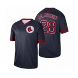 Boston Red Sox #28 J.D. Martinez Navy Cooperstown Collection Legend Jersey