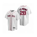 Boston Red Sox #28 J.D. Martinez Nike White Replica Home Jersey