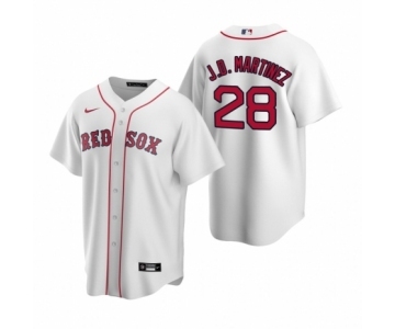 Boston Red Sox #28 J.D. Martinez Nike White Replica Home Jersey