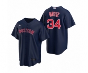 Boston Red Sox #34 David Ortiz Nike Navy Replica Alternate Jersey