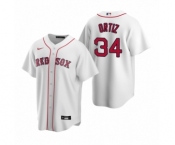 Boston Red Sox #34 David Ortiz Nike White Replica Home Jersey