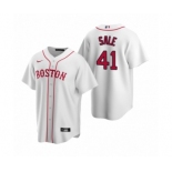 Boston Red Sox #41 Chris Sale Nike White Replica Alternate Jersey