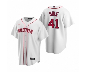 Boston Red Sox #41 Chris Sale Nike White Replica Alternate Jersey