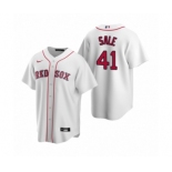 Boston Red Sox #41 Chris Sale Nike White Replica Home Jersey