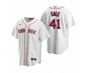 Boston Red Sox #41 Chris Sale Nike White Replica Home Jersey