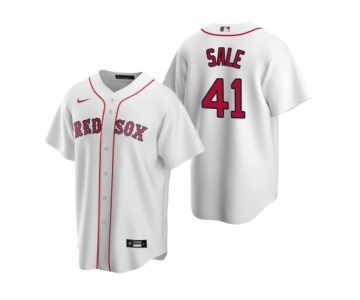 Boston Red Sox #41 Chris Sale Nike White Replica Home Jersey